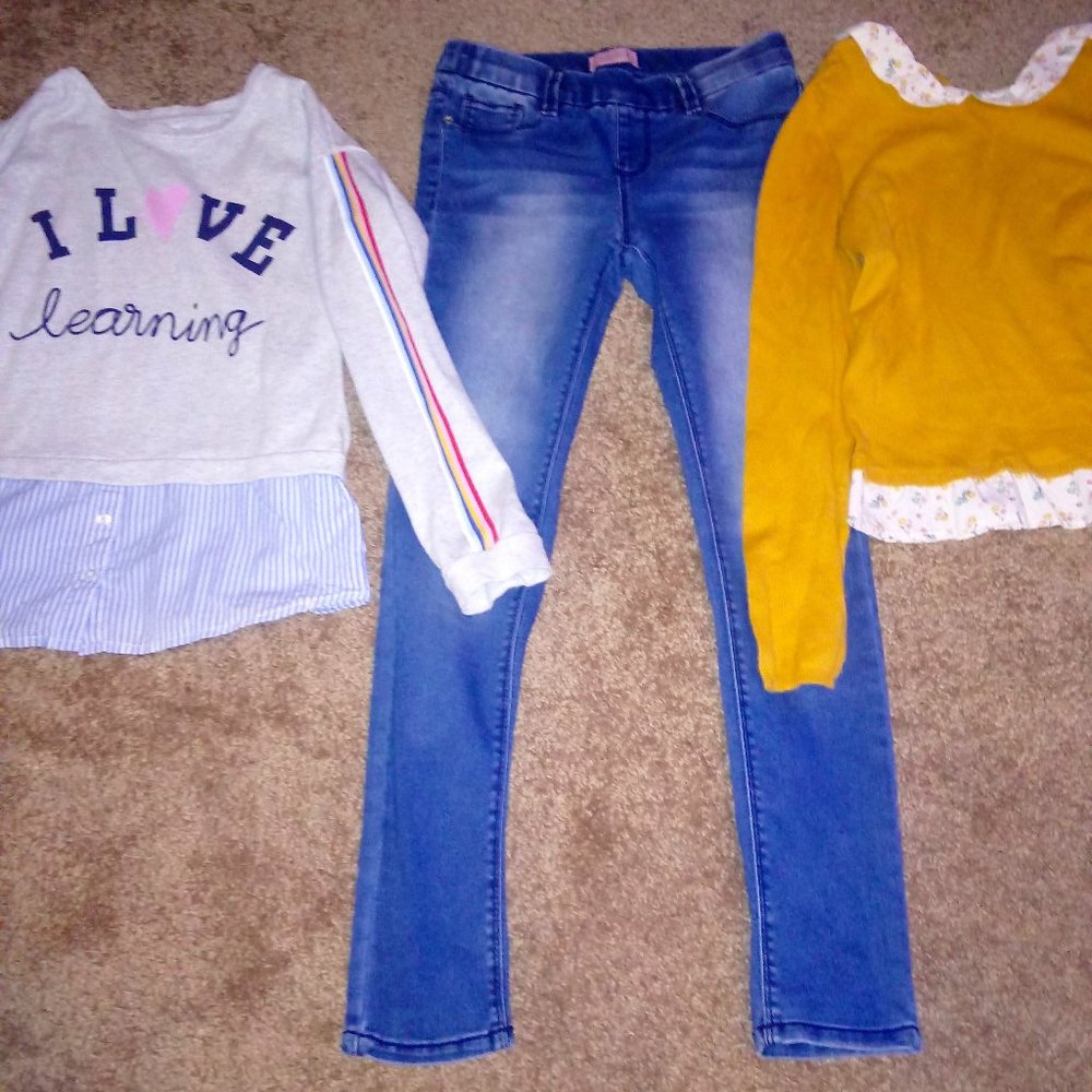 2 Tops 1 Jeggings
